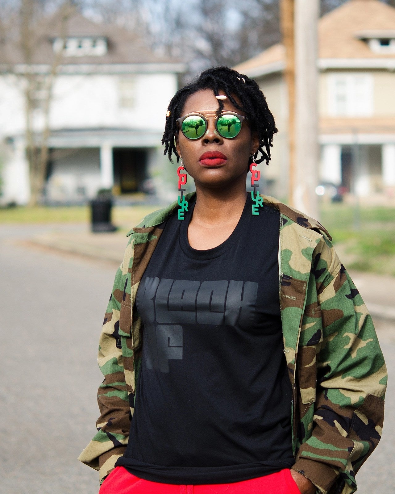 Black AF on Black T-shirt