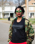Black AF on Black T-shirt