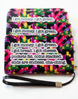 Affirmation Money Bag Wristlet Wallet