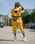Yellow Watermelon Joggers