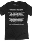 Give Thanks to Black Inventors T-shirt