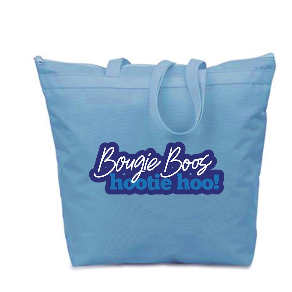 Bougie Boos Zippered Shopping Bag