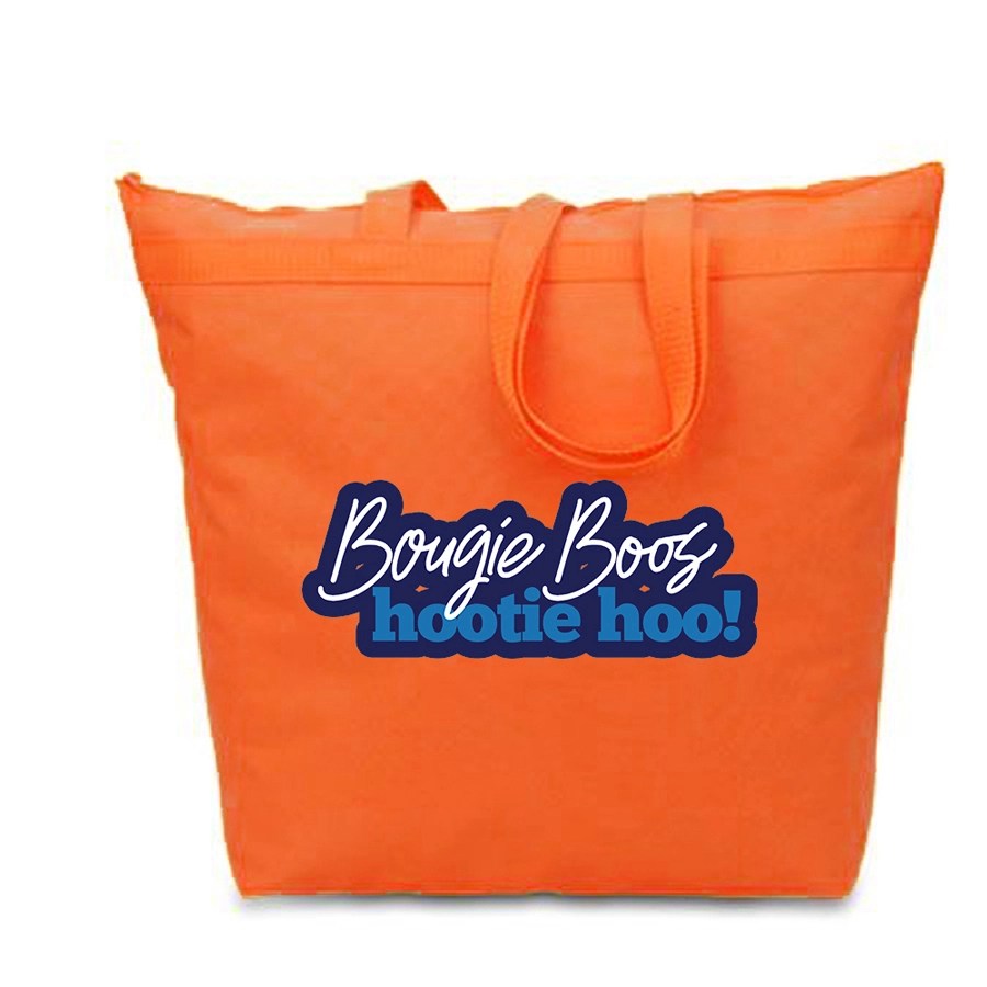 Bougie Boos Zippered Shopping Bag