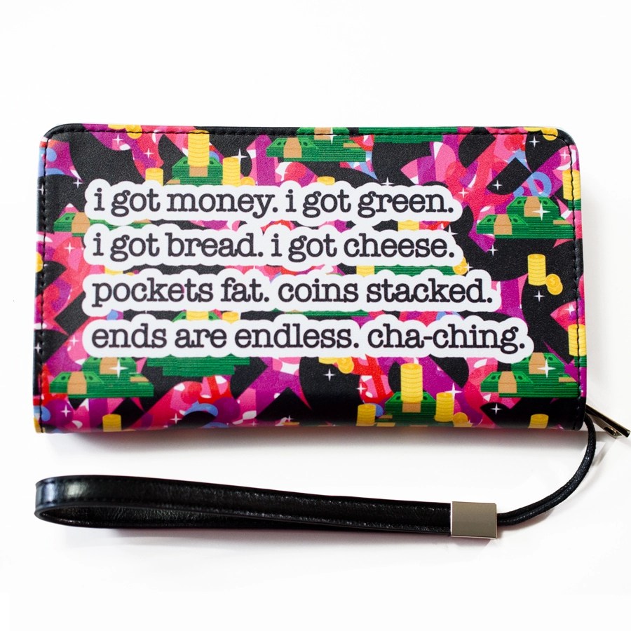 Affirmation Money Bag Wristlet Wallet
