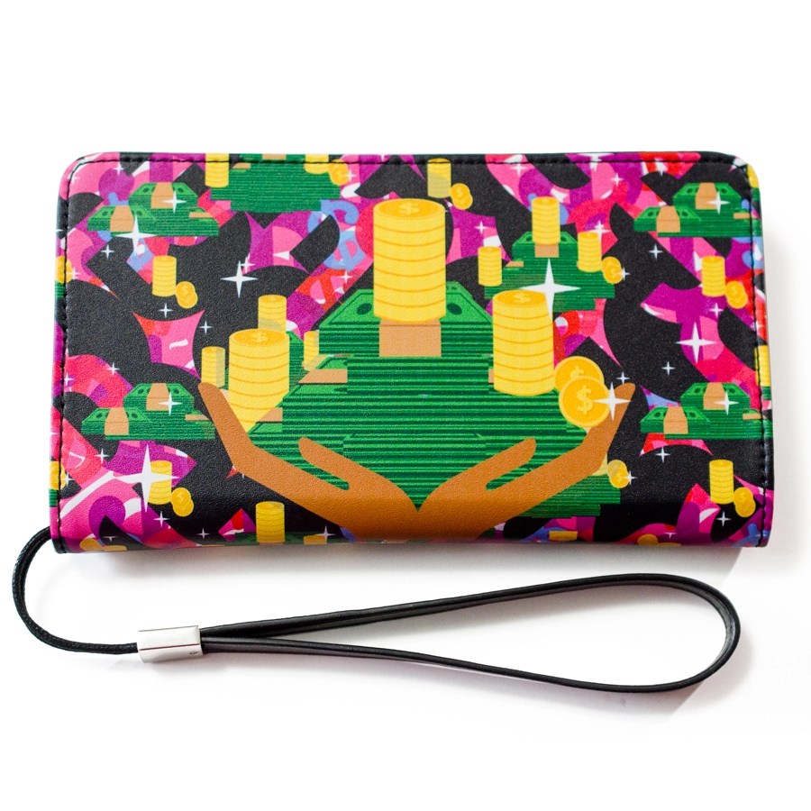 Affirmation Money Bag Wristlet Wallet